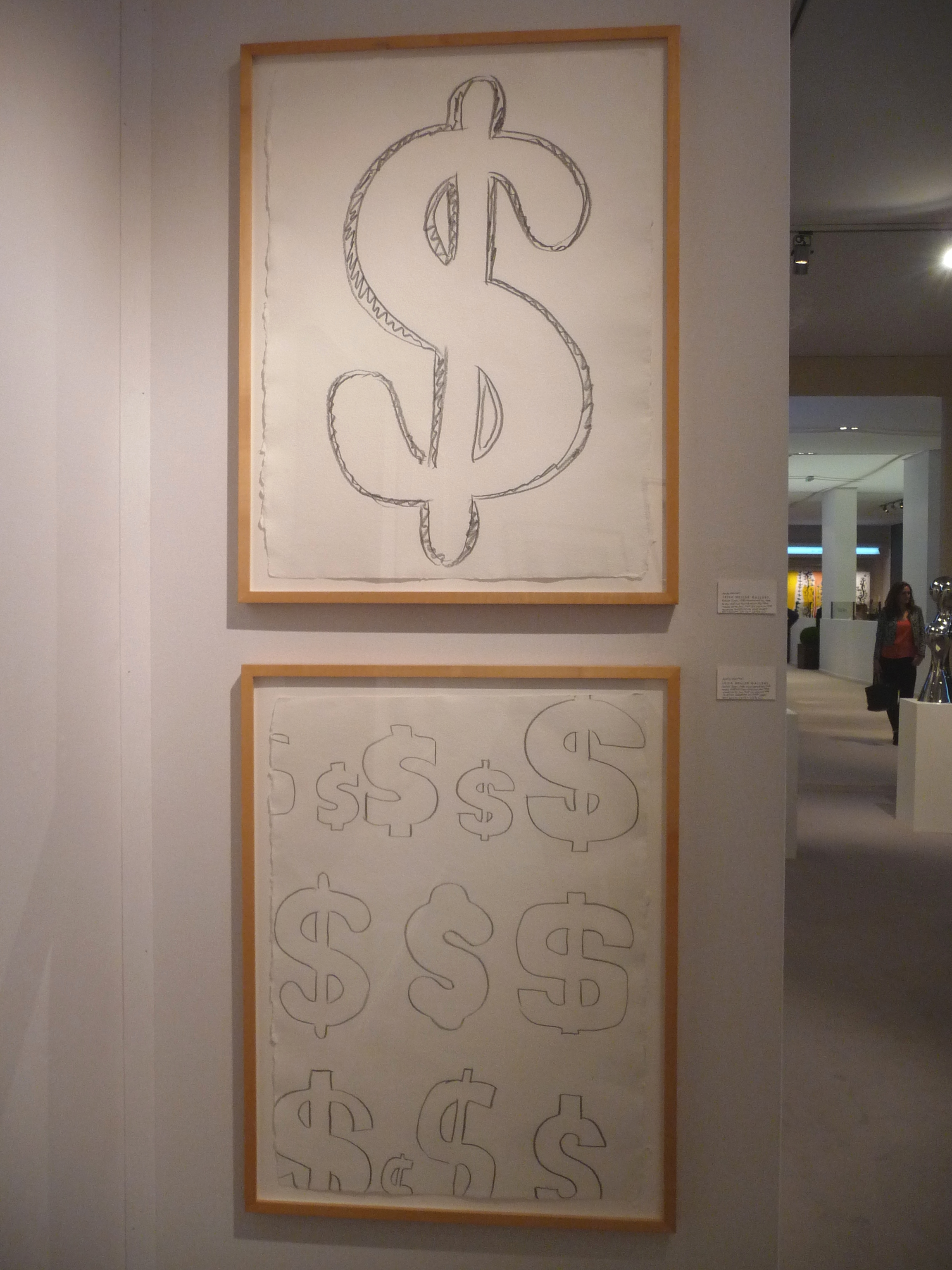 Andy Warhol. Dollar Sign. Leila Gallery