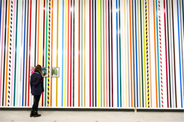 Installation view, Work No. 1806, 2014, Martin Creed What's the point of it, Hayward Gallery. © the artist. Photo Linda Nylind